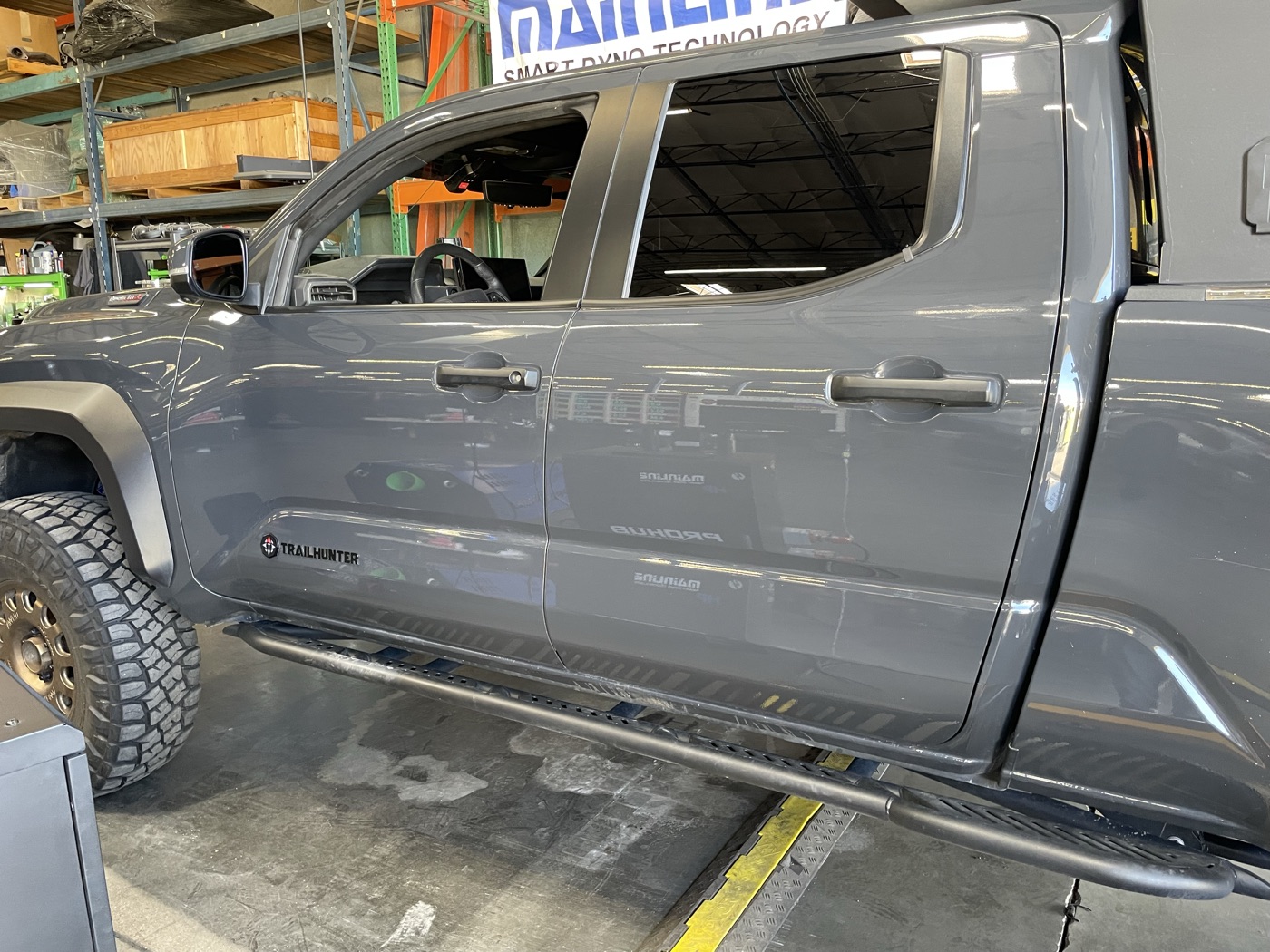 2024 Tacoma Trailhunter in the shop