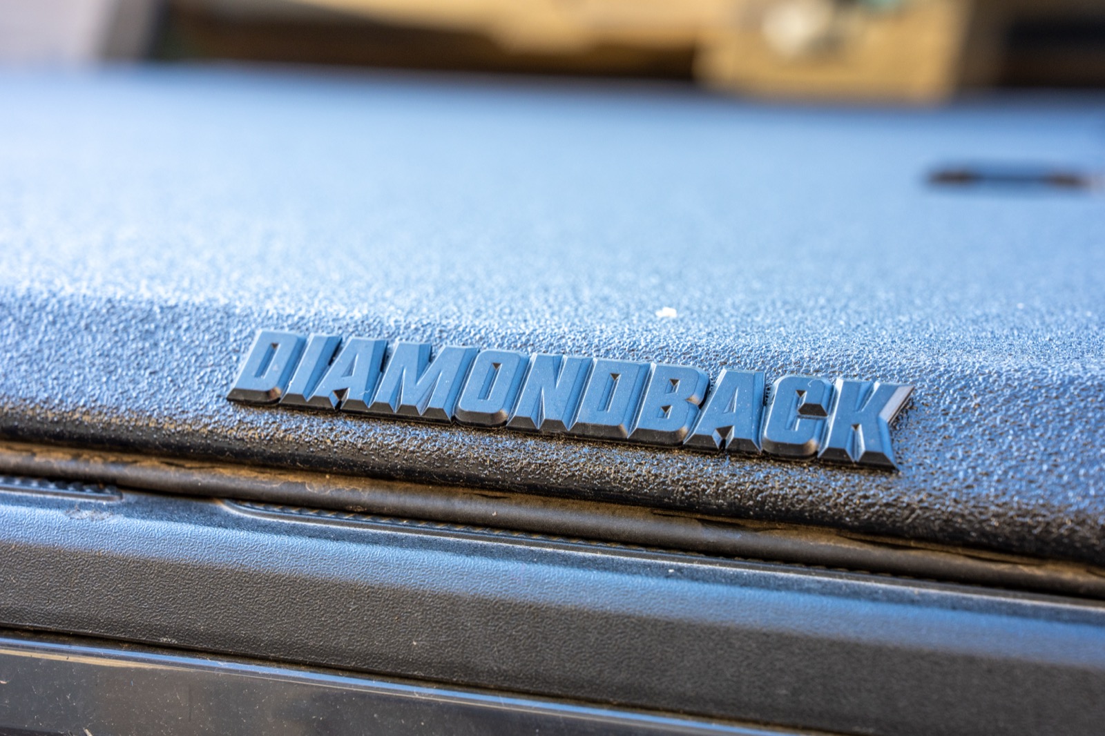 DiamondBack badge on the Switchback 2.0's textured bedliner-style coating