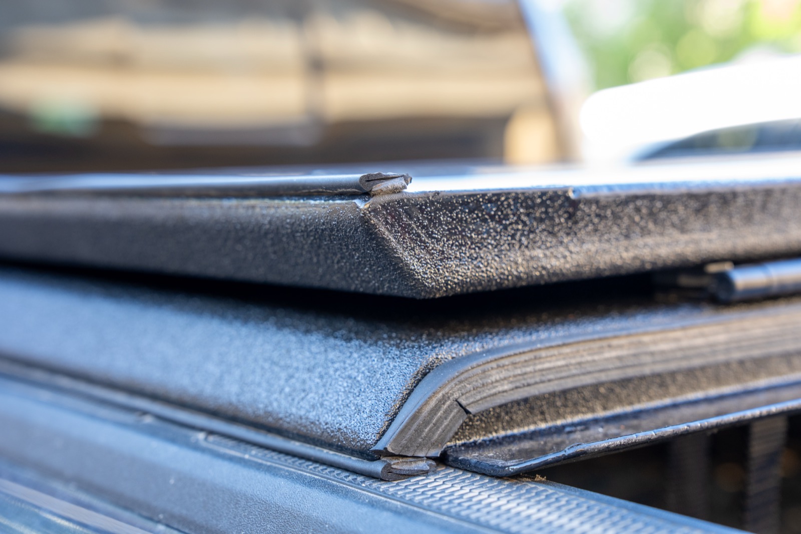 EPDM gasket profile on the folded Switchback 2.0 panel edges