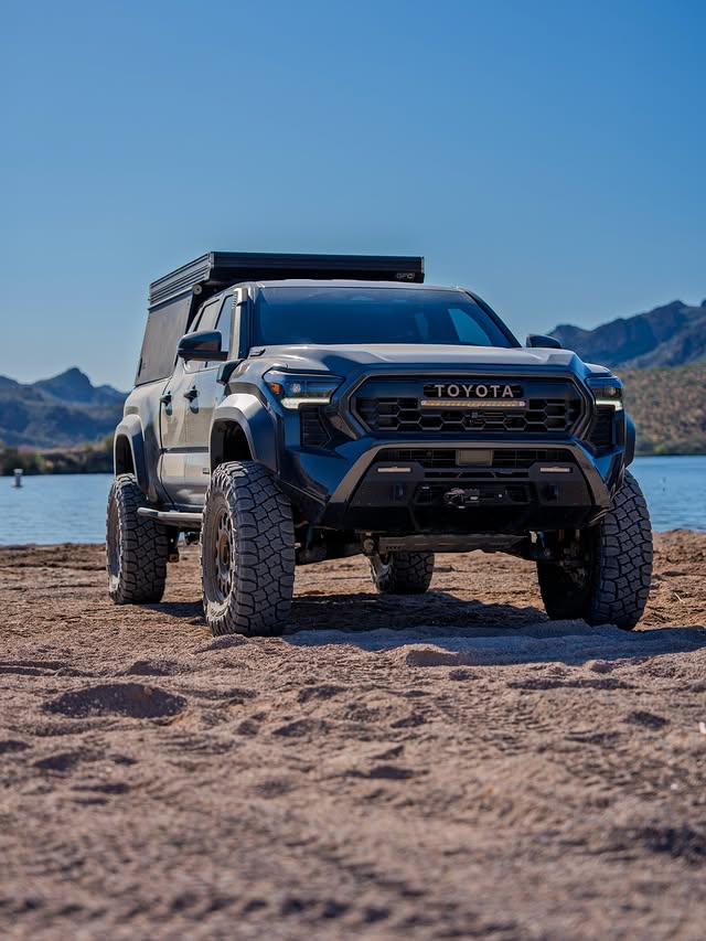 Trailhunter with CBI Covert bumper on the road — real testing, real miles