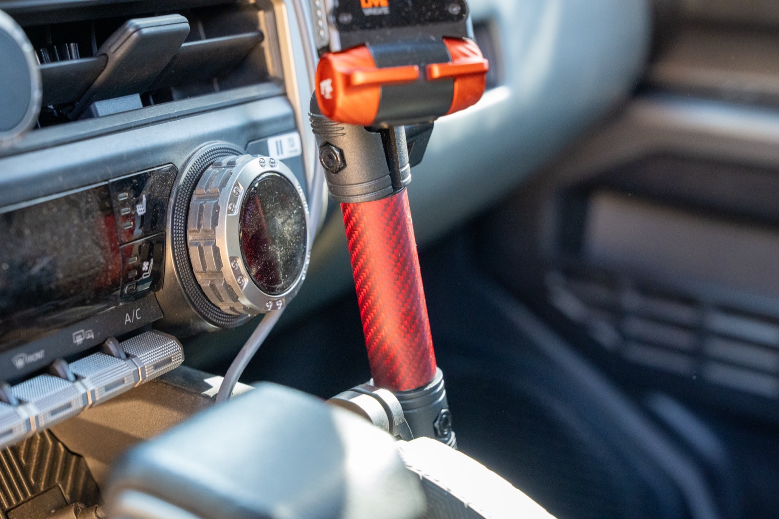 Bulletpoint Mounting Solutions Passenger Grab Handle Mount + Carbon Fiber Arm