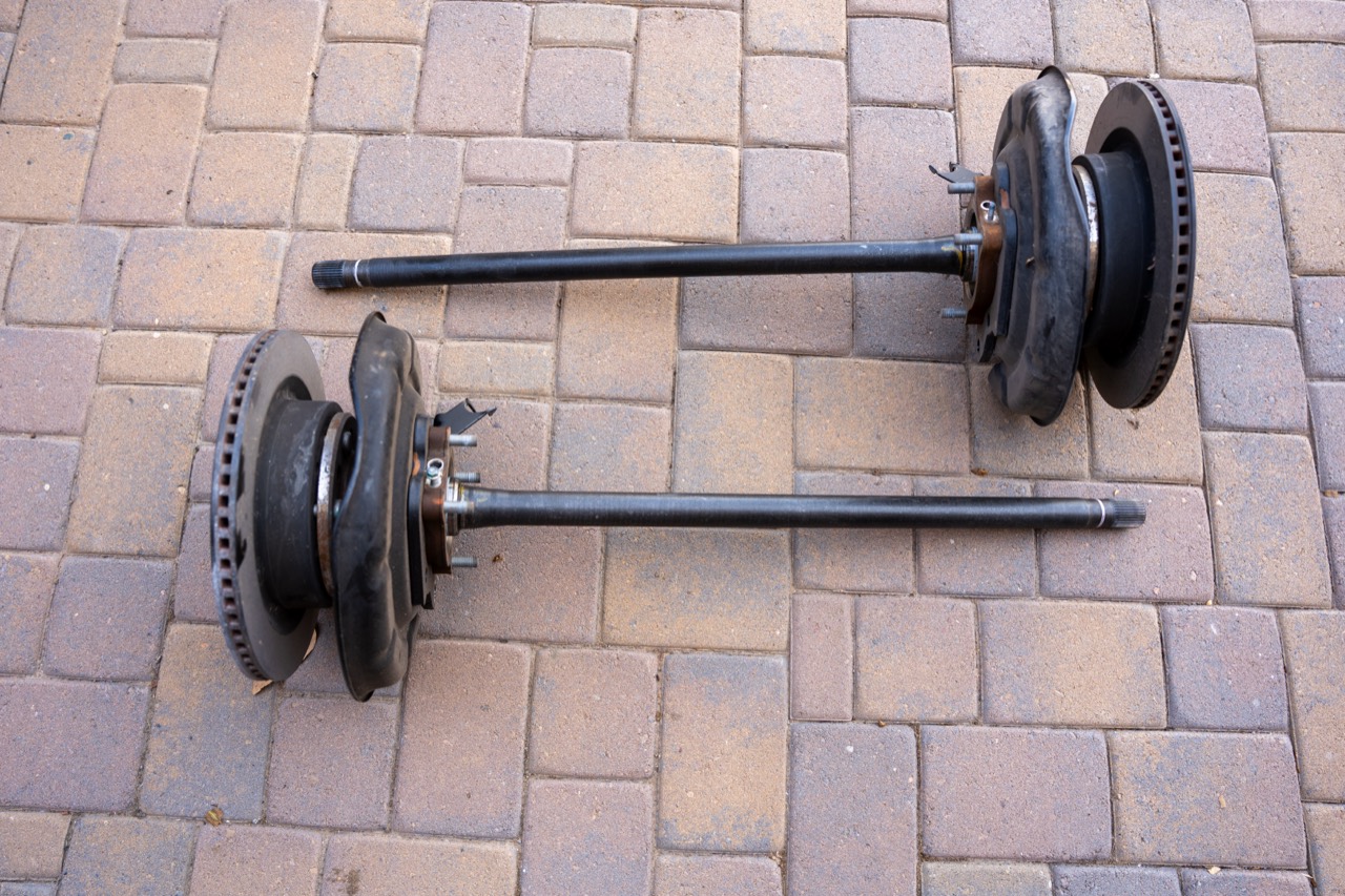 2024 Tacoma Trailhunter Rear Axle Shafts + Rotors