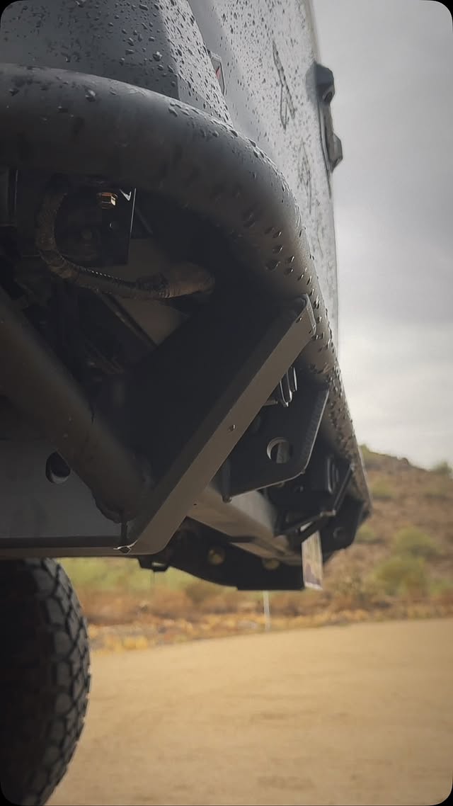 Reel revealing the DRT Fabrication high clearance rear bumper ahead of Overland Expo Mountain West